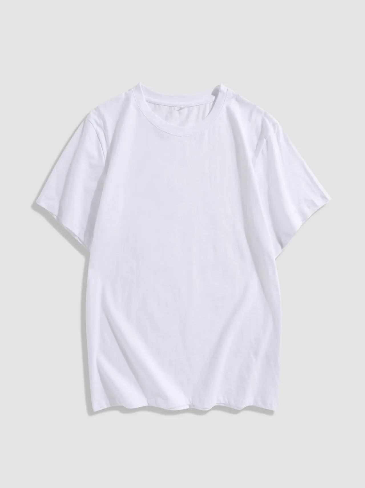 100% Cotton Basic Solid T-Shirts