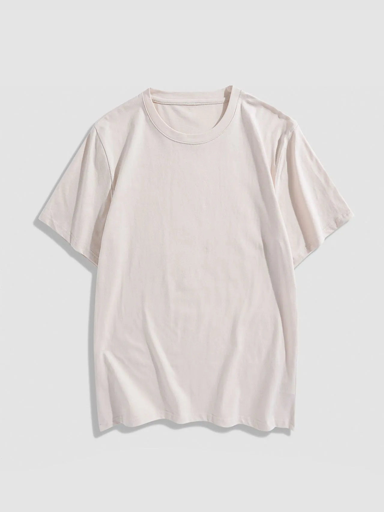 100% Cotton Basic Solid T-Shirts