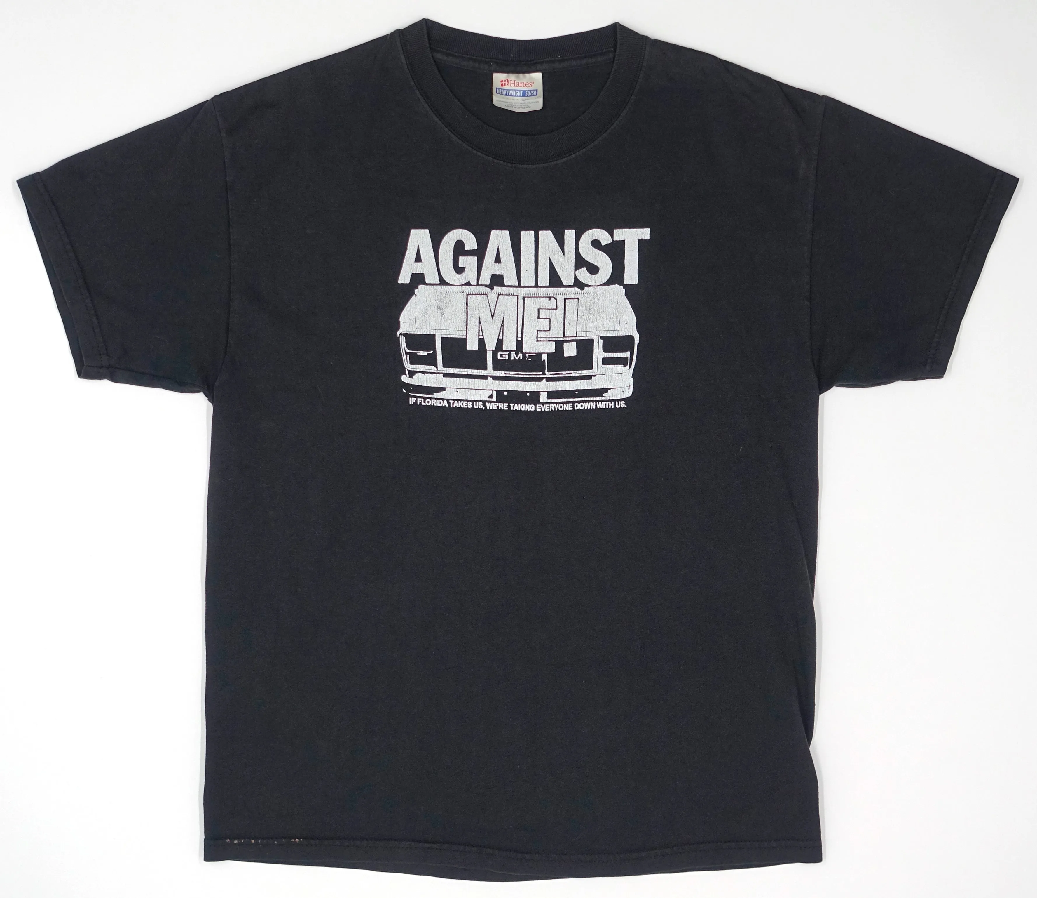 Against Me! - If Florida Takes Us, We're Taking Everyone Down With Us Tour Shirt Size Medium