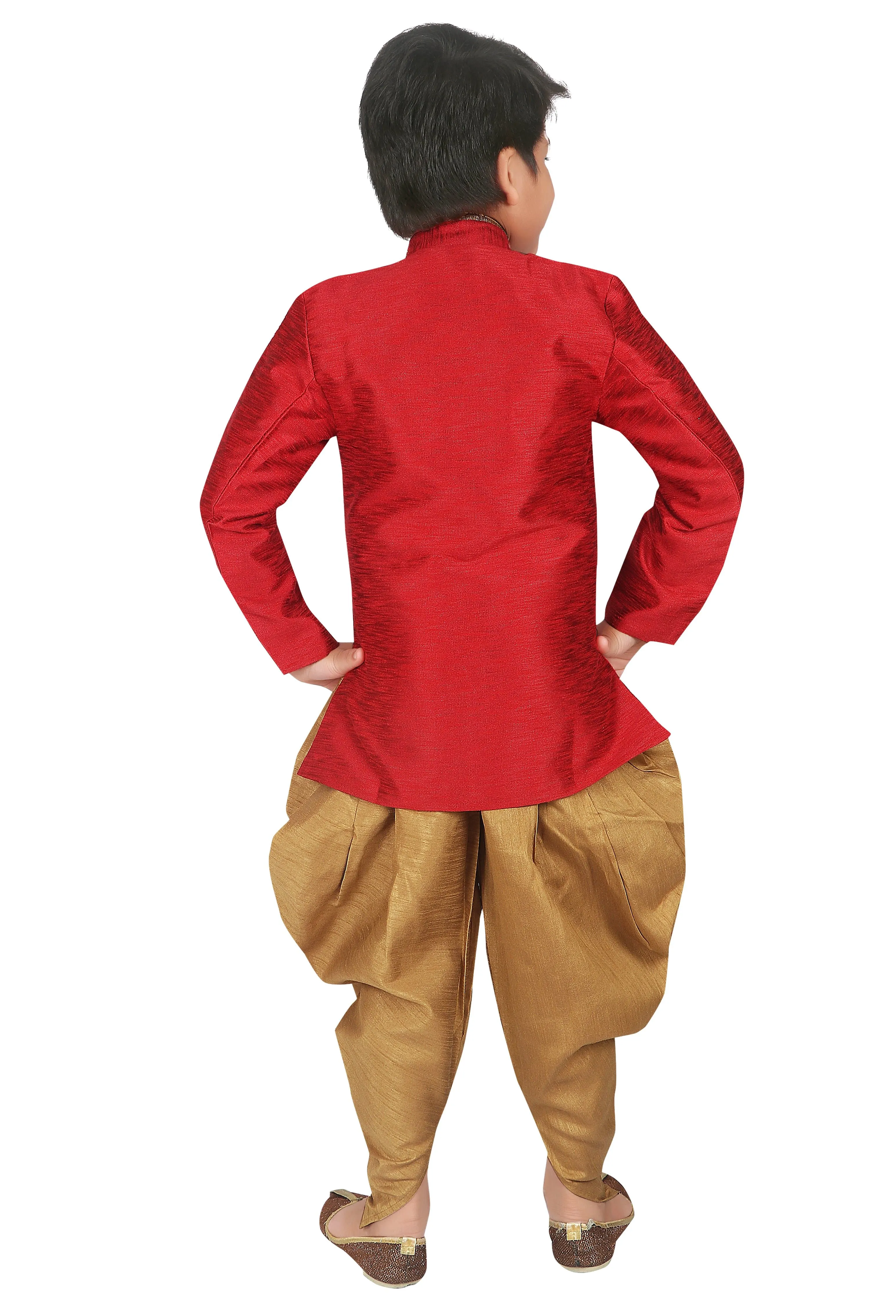 ahhaaaa Embroidered Indo-Western Sherwani for boys (450KZ)