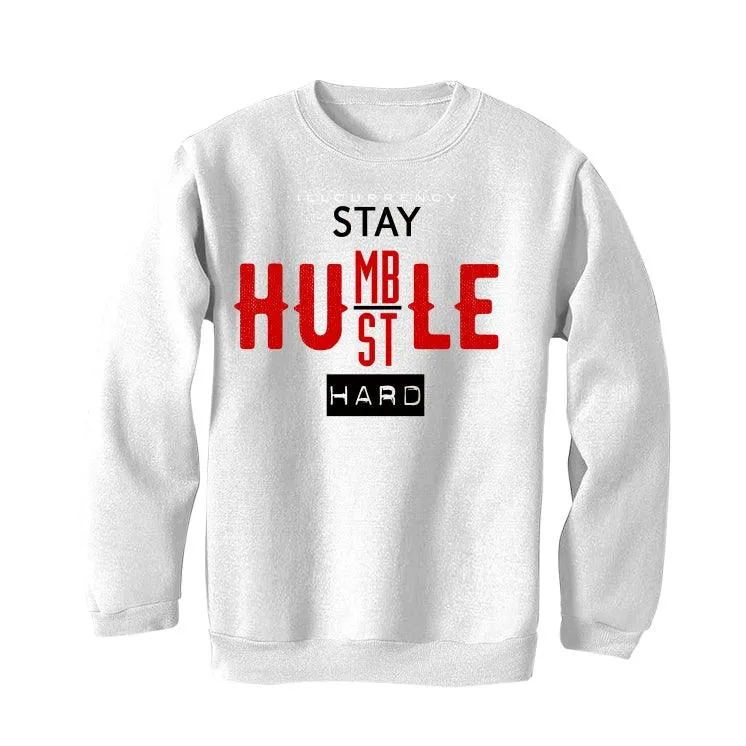 Air Jordan 1 KO White T-Shirt (Stay Humble Hustle Hard)