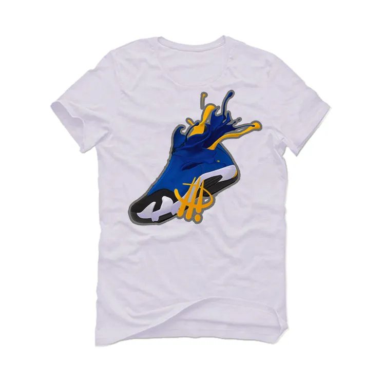 AIR JORDAN 14 LANEY |ILLCURRENCY White T-Shirt (SPLASH)