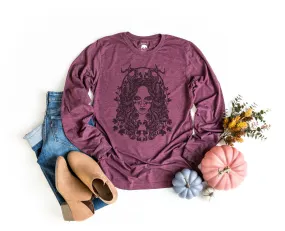 Autumn Goddess Long Sleeve Shirts