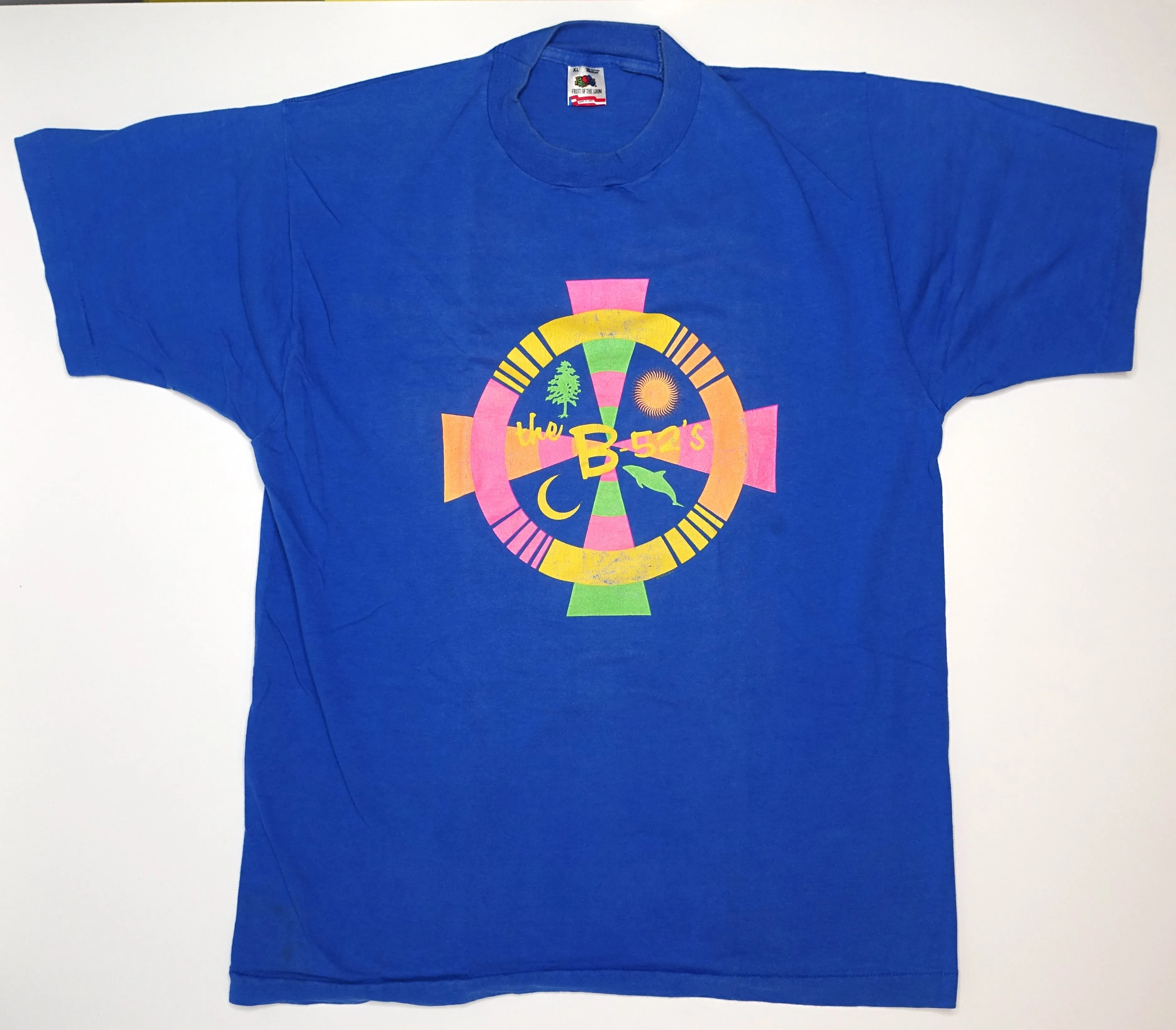 B-52's - Cosmic Thing 1989 Tour Shirt Size XL