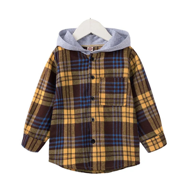 Baby Kid Boys Checked Shirts