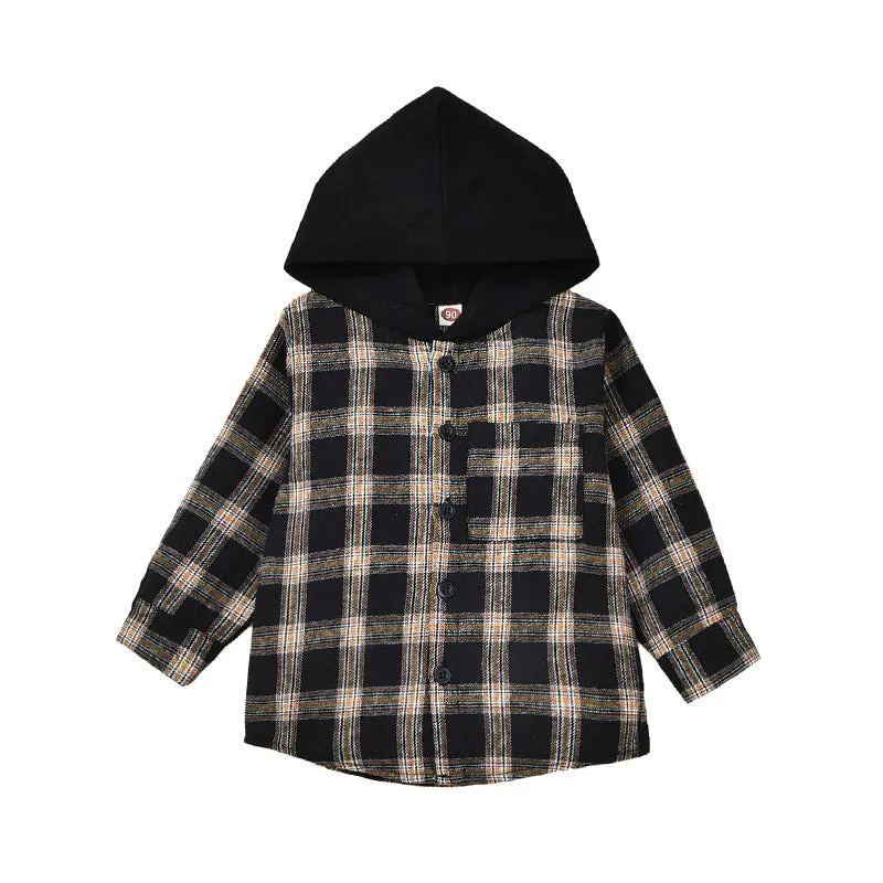 Baby Kid Boys Checked Shirts