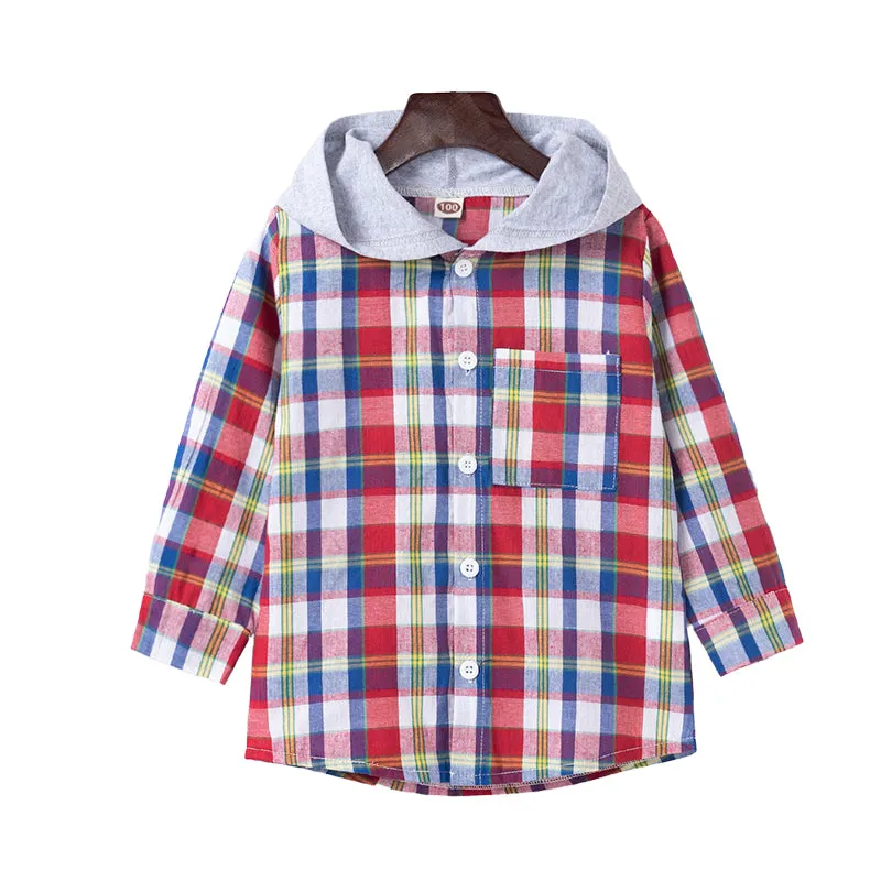 Baby Kid Boys Checked Shirts