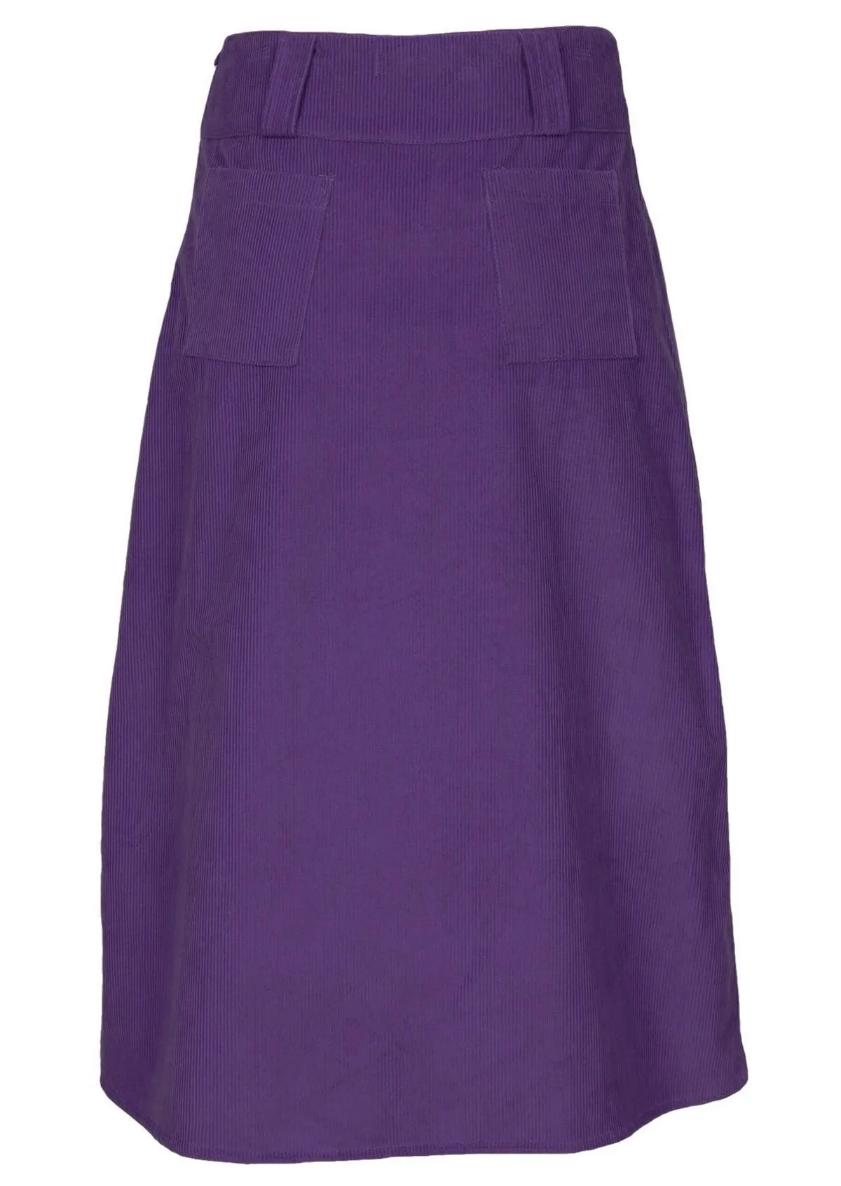 Belt Loop Corduroy Skirt Parachute Purple