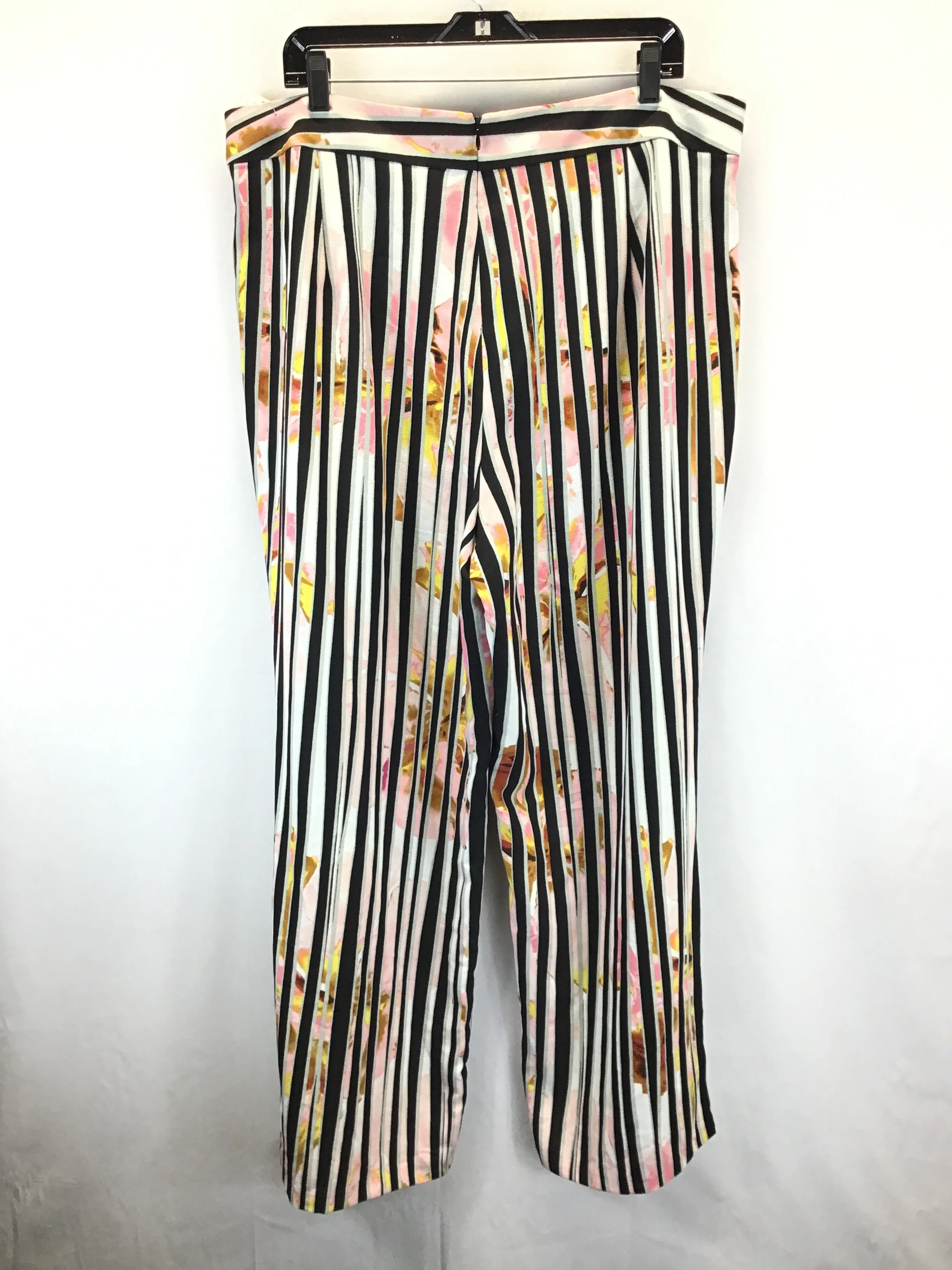 Black & White Pants Dress Bisou Bisou, Size 1x