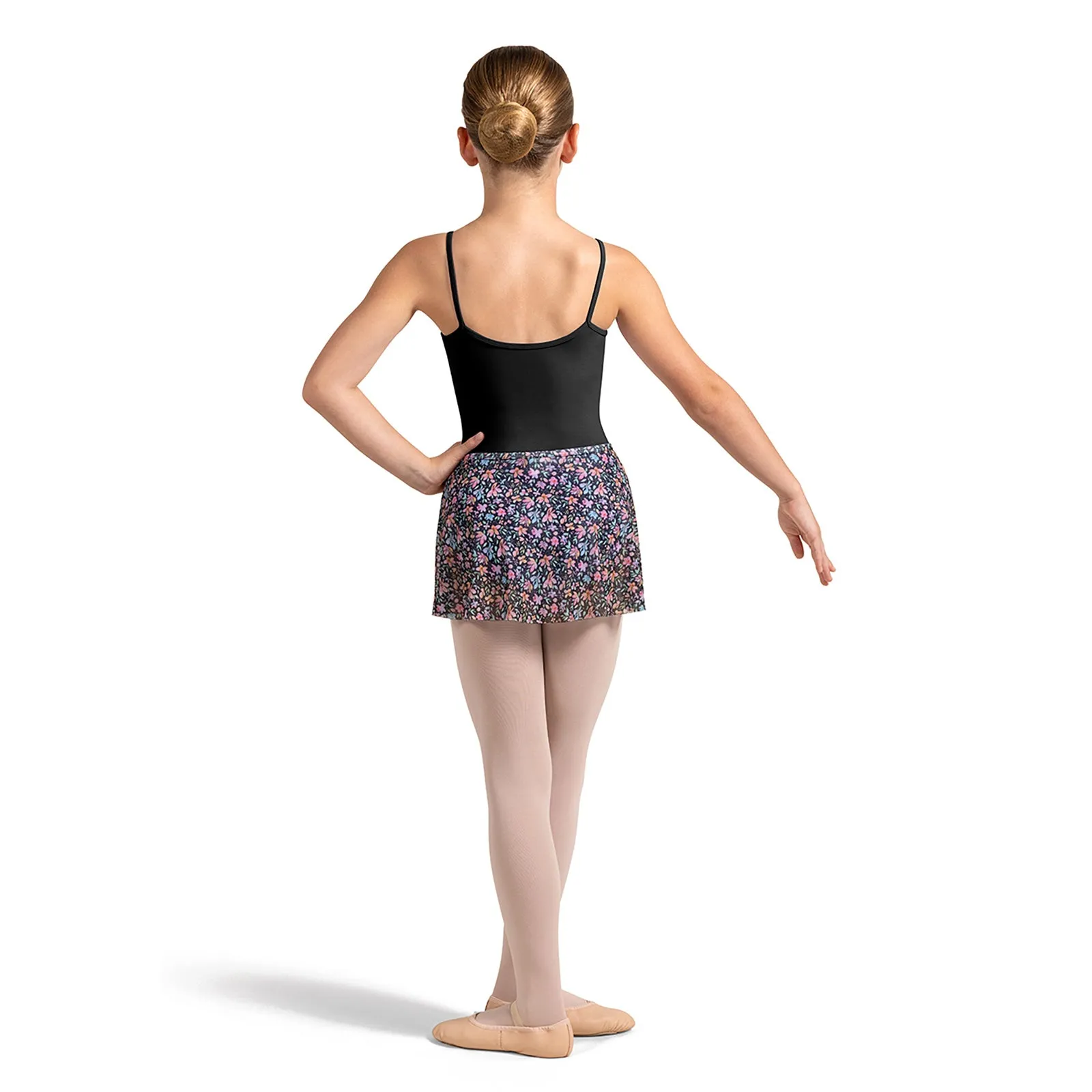 Bloch Child's Pull-On Mesh Floral Skirt