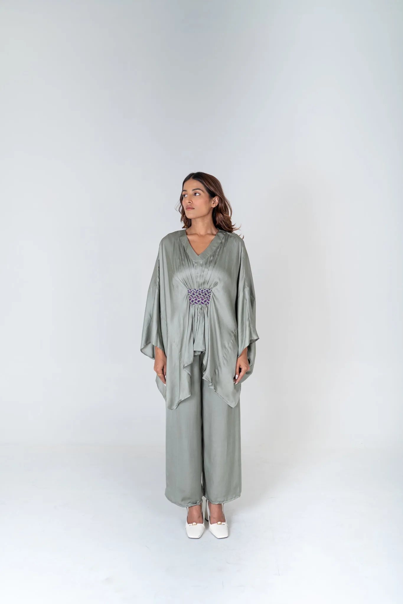 Braided Kaftan Co-ord Set