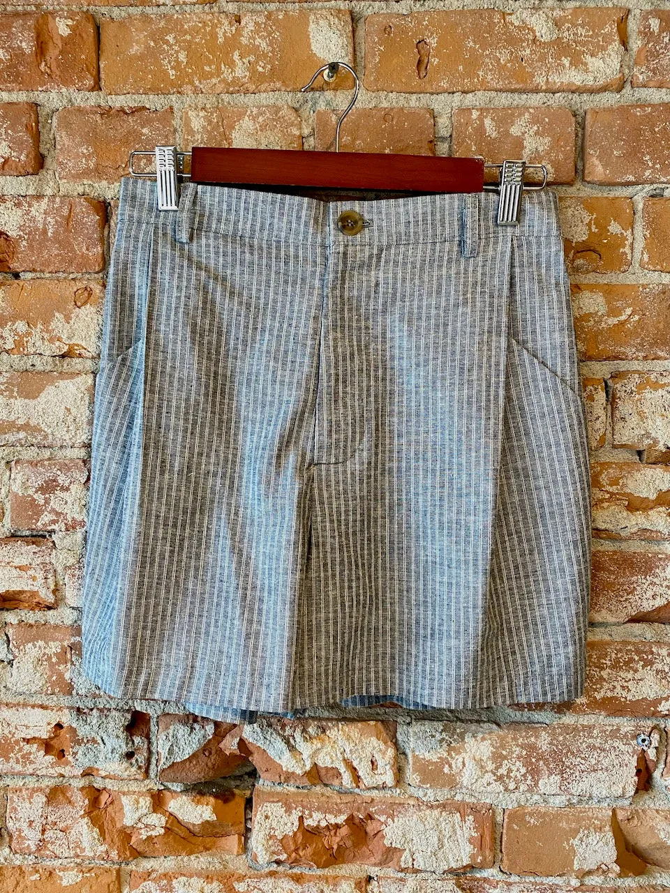 Charron Shorts in Denim Stripe