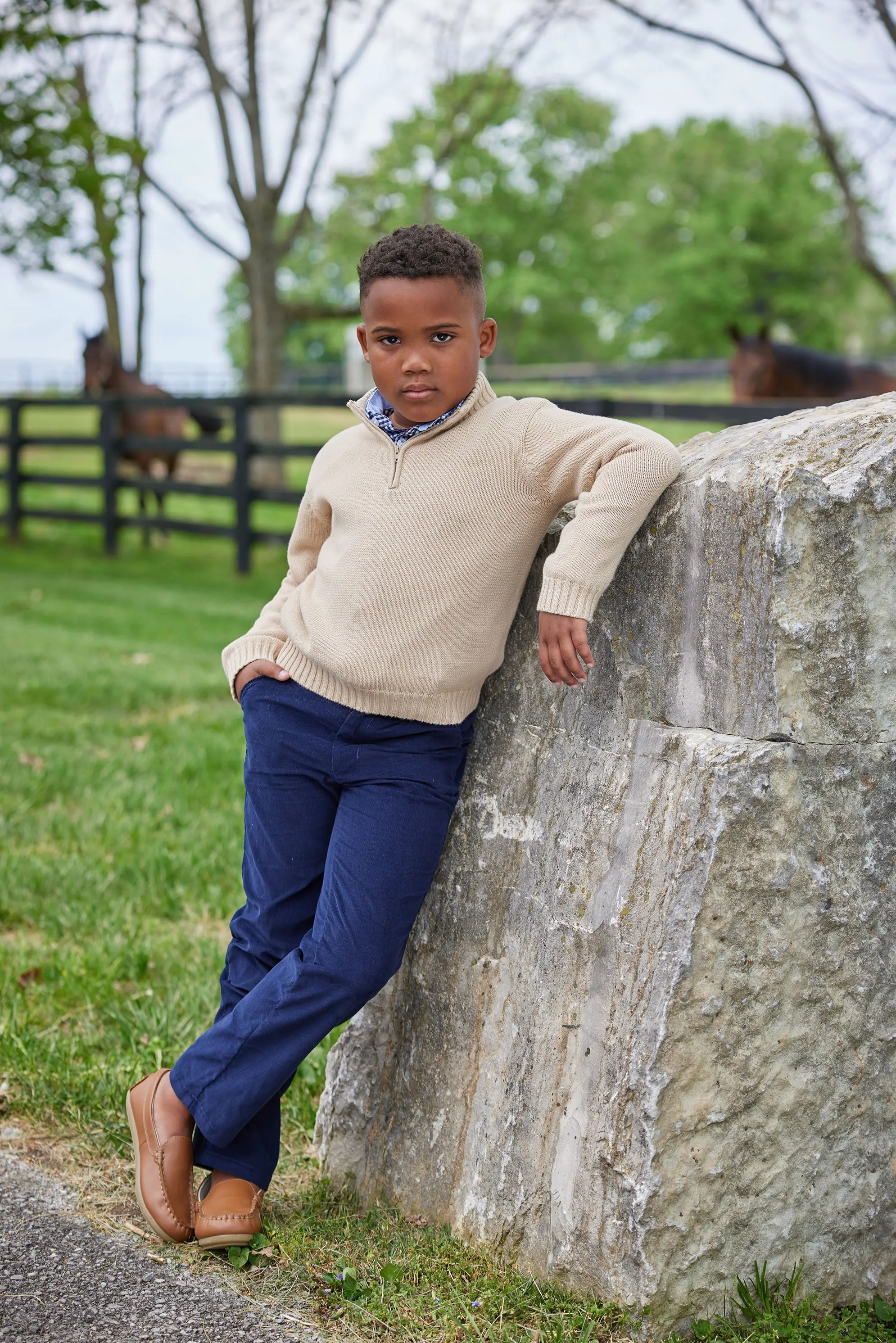 Classic Pant - Navy Corduroy