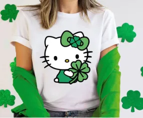 Clover Kitty  Tee