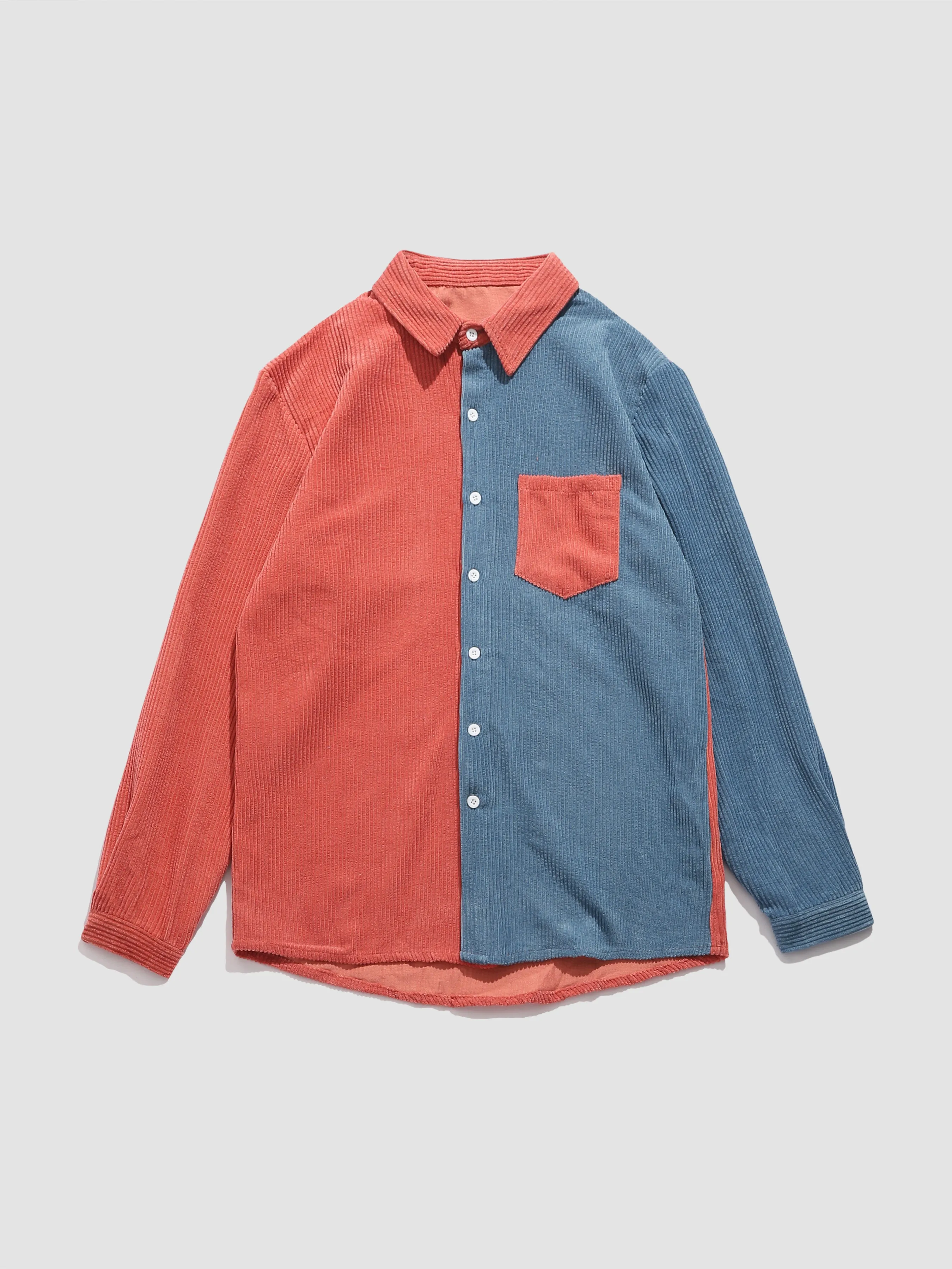 CRERI Corduroy Long Sleeve Shirts