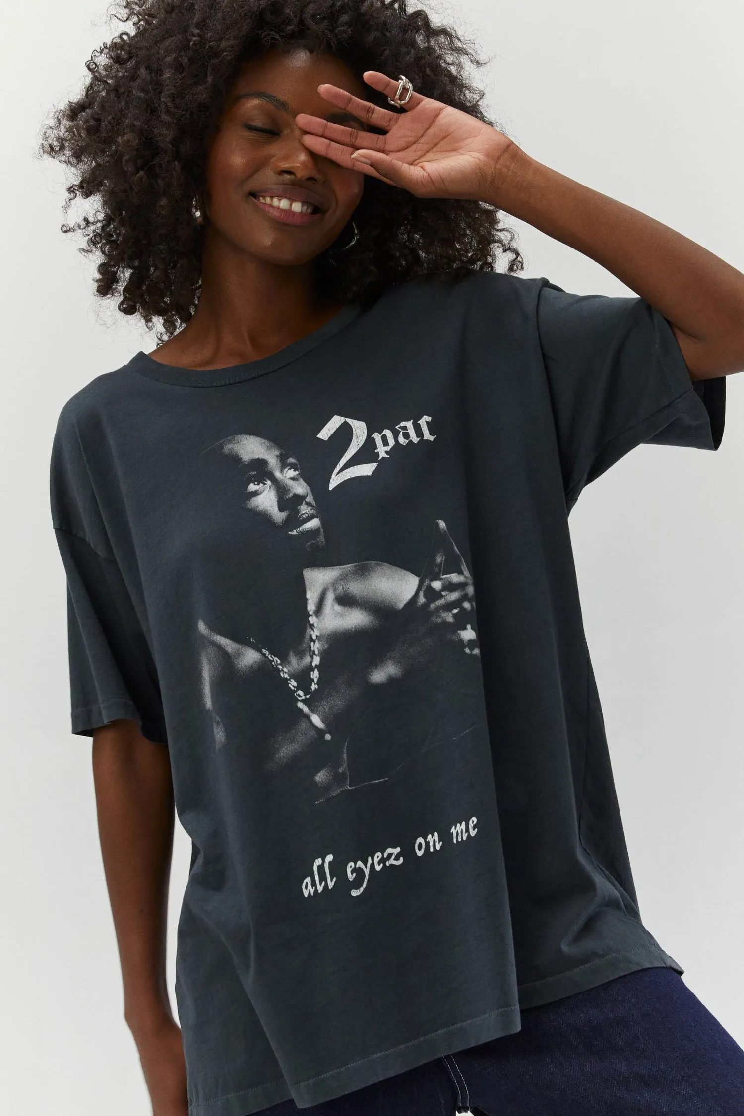 Daydreamer Tupac All Eyez On Me Oversize Unisex Tee