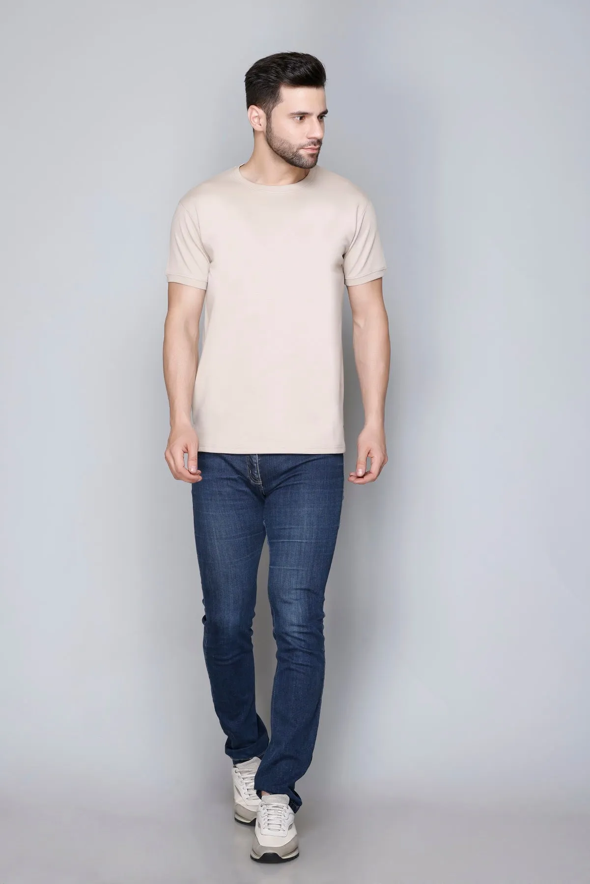 Derby Men's Round Neck Casual T-shirts