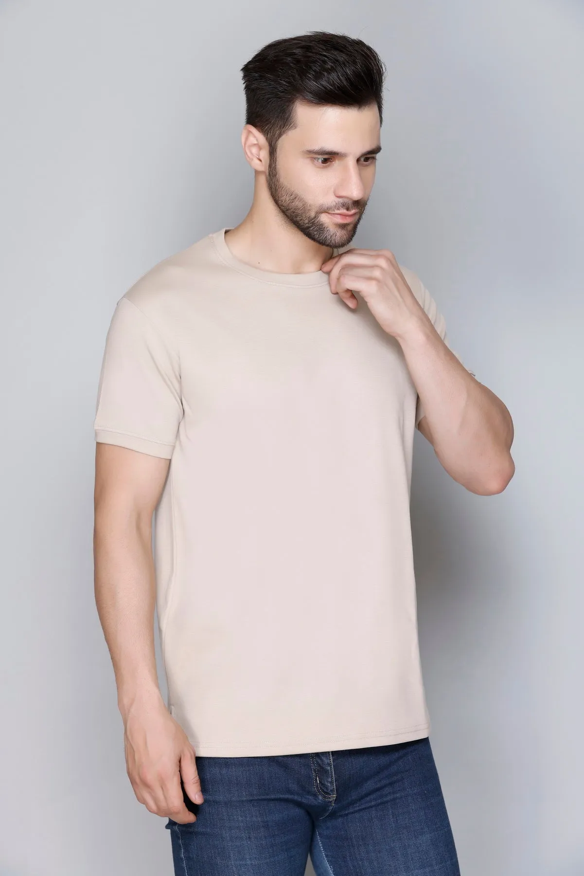 Derby Men's Round Neck Casual T-shirts