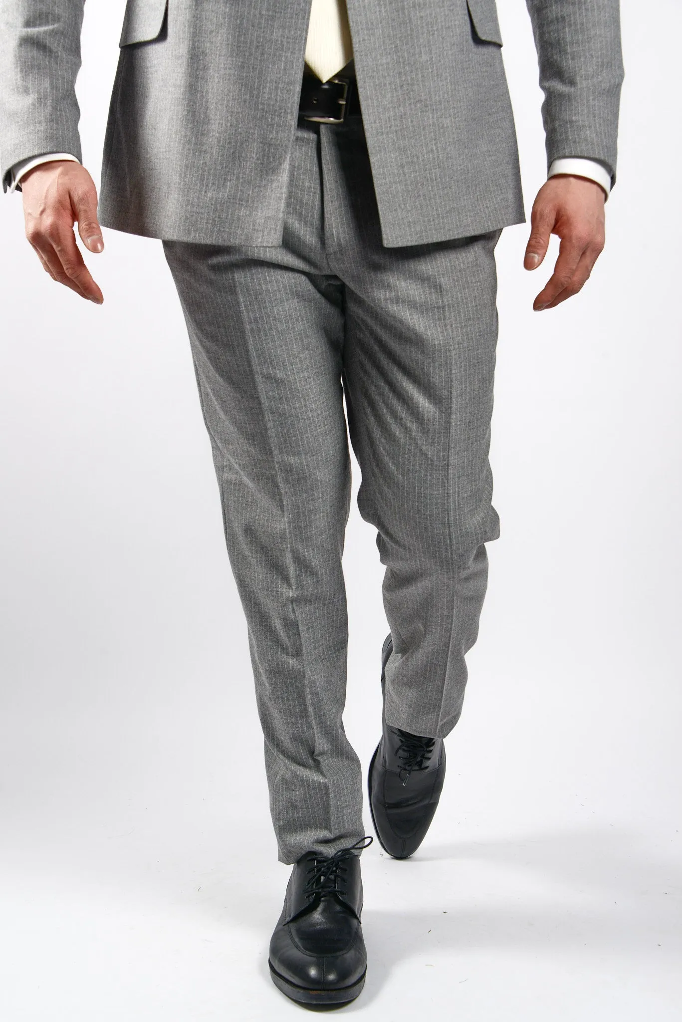 EURO PINSTRIPE BRUSHED DT DRESS PANT