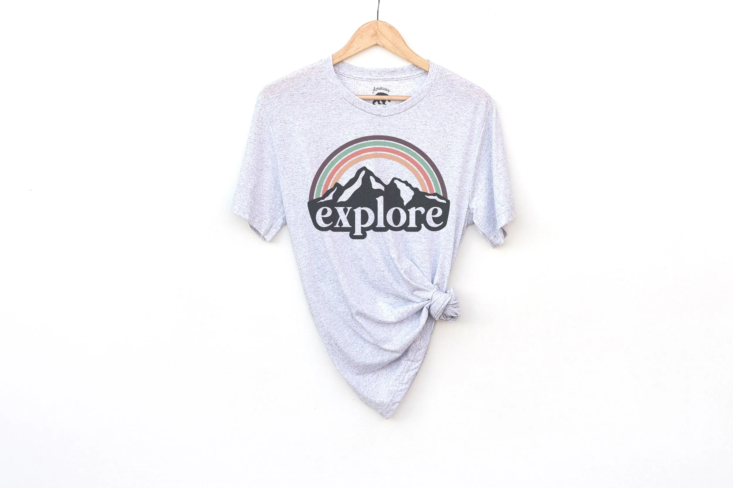 Explore Rainbow Mountain Adult Shirts