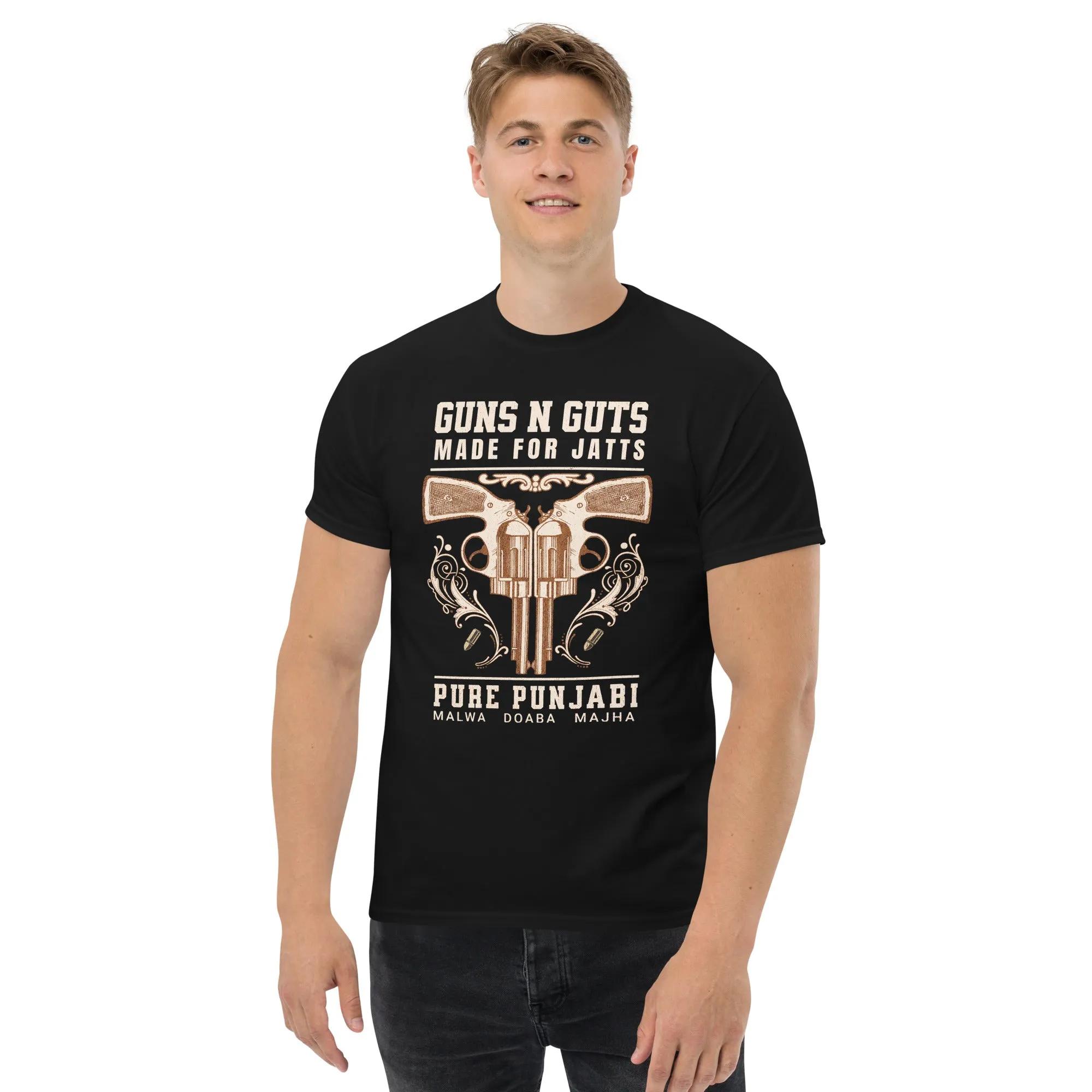 Guns and Guts Men's classic tee