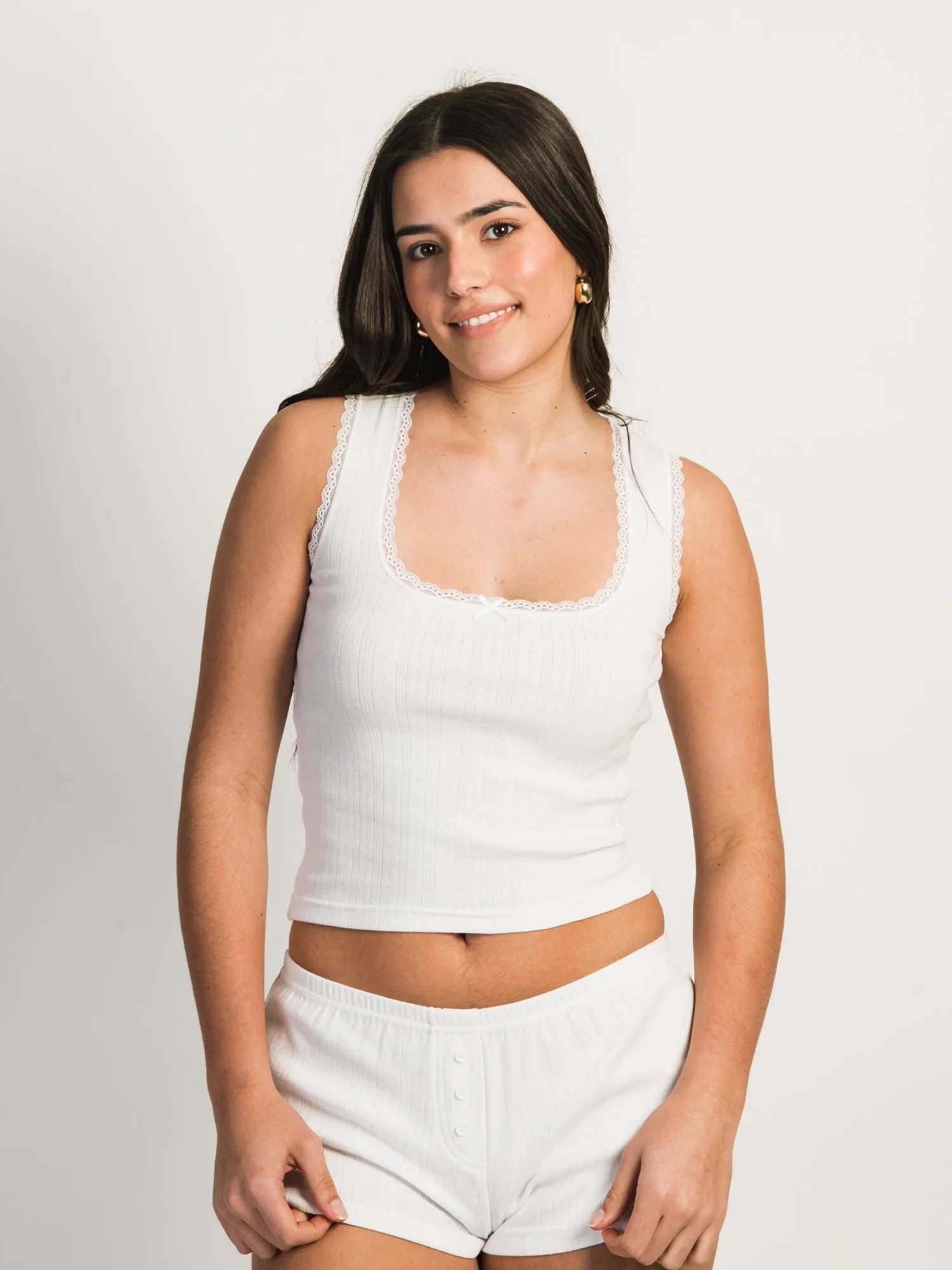 HARLOW ERYN TANK TOP - WHITE