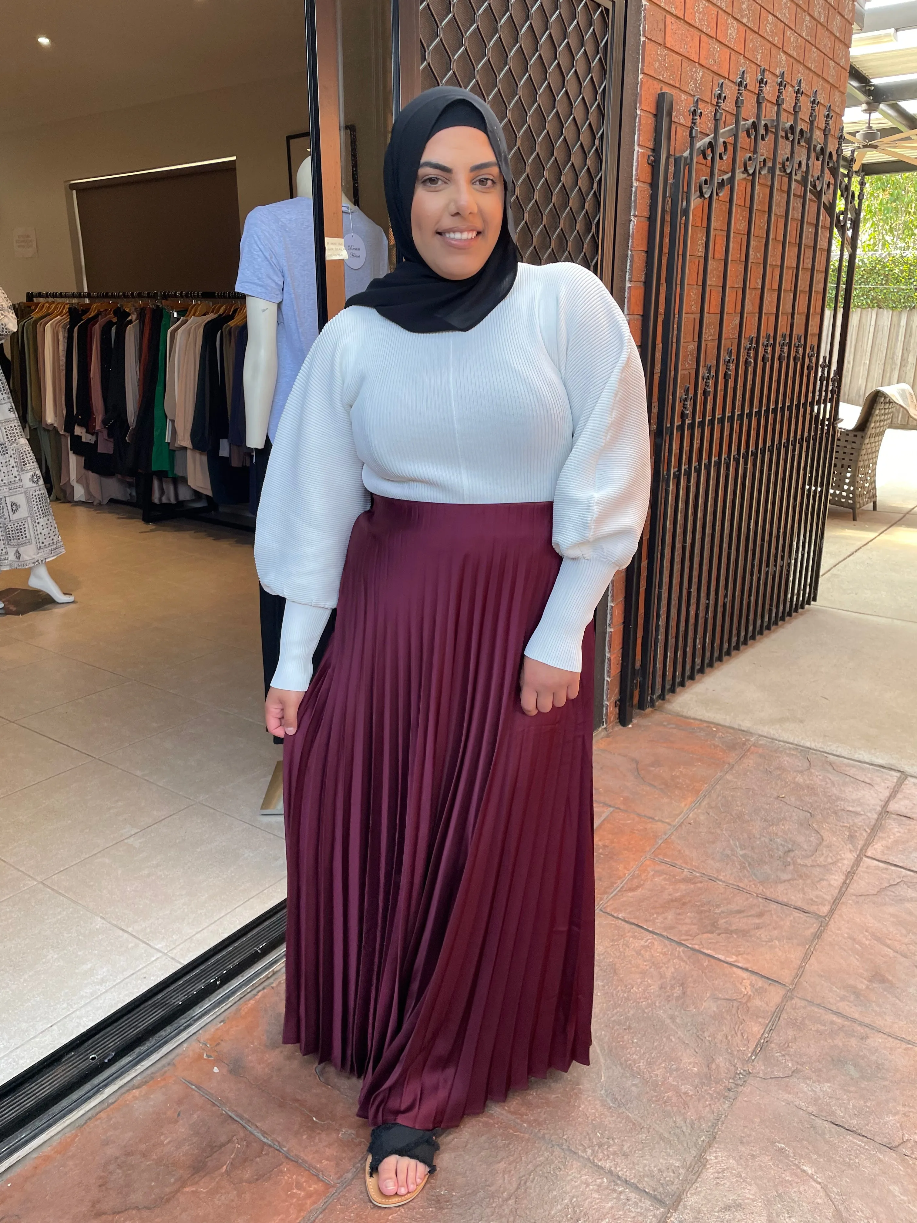 Houda Pleated Skirt