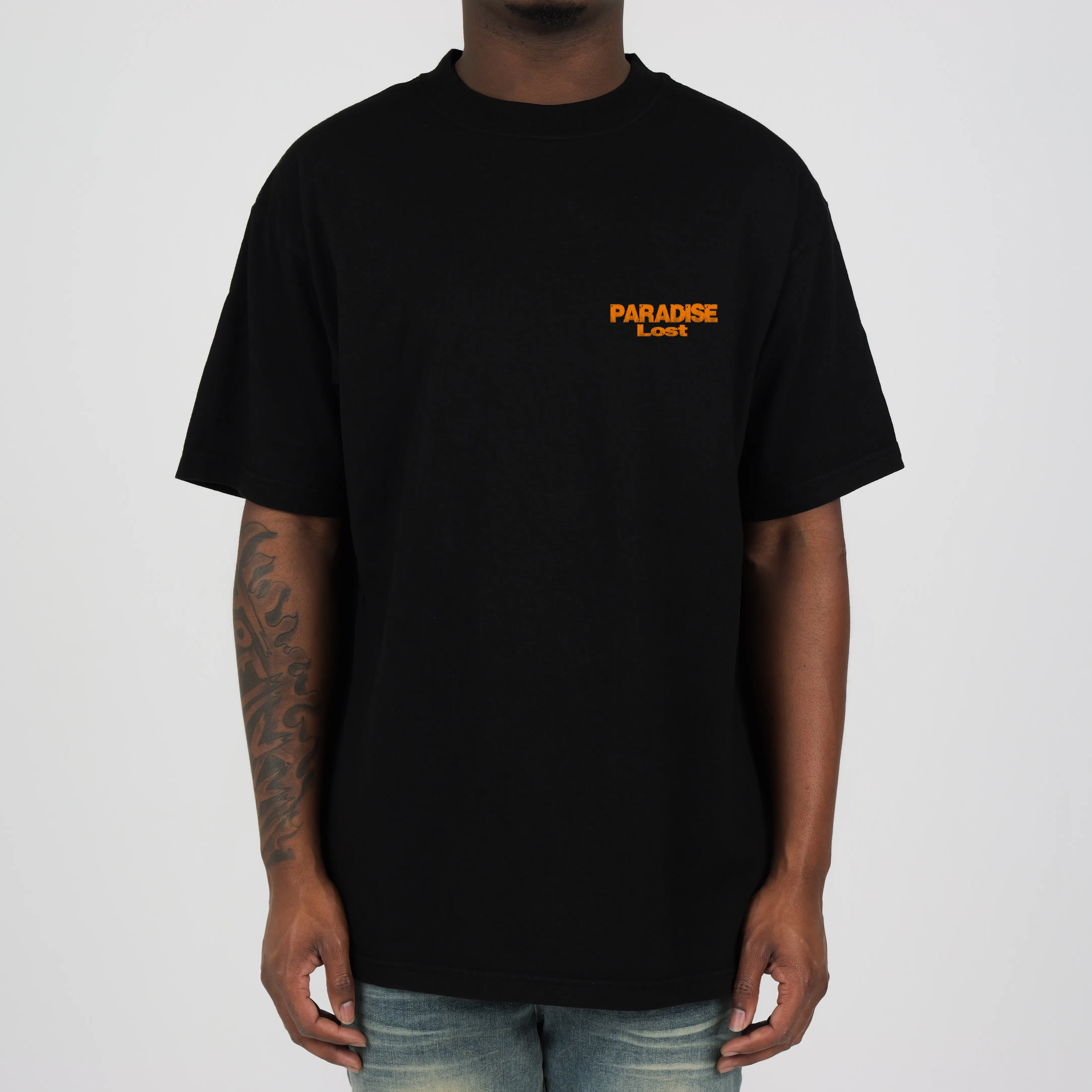 INFERNO TEE BLACK/ORANGE