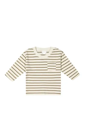 JAMIE KAY Pima Cotton Frankie Top - Bear Stripe