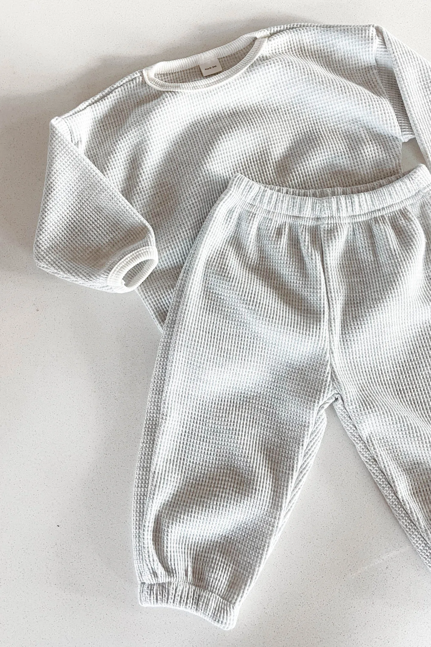 LENNY WAFFLE TRACKSUIT SET / GREY