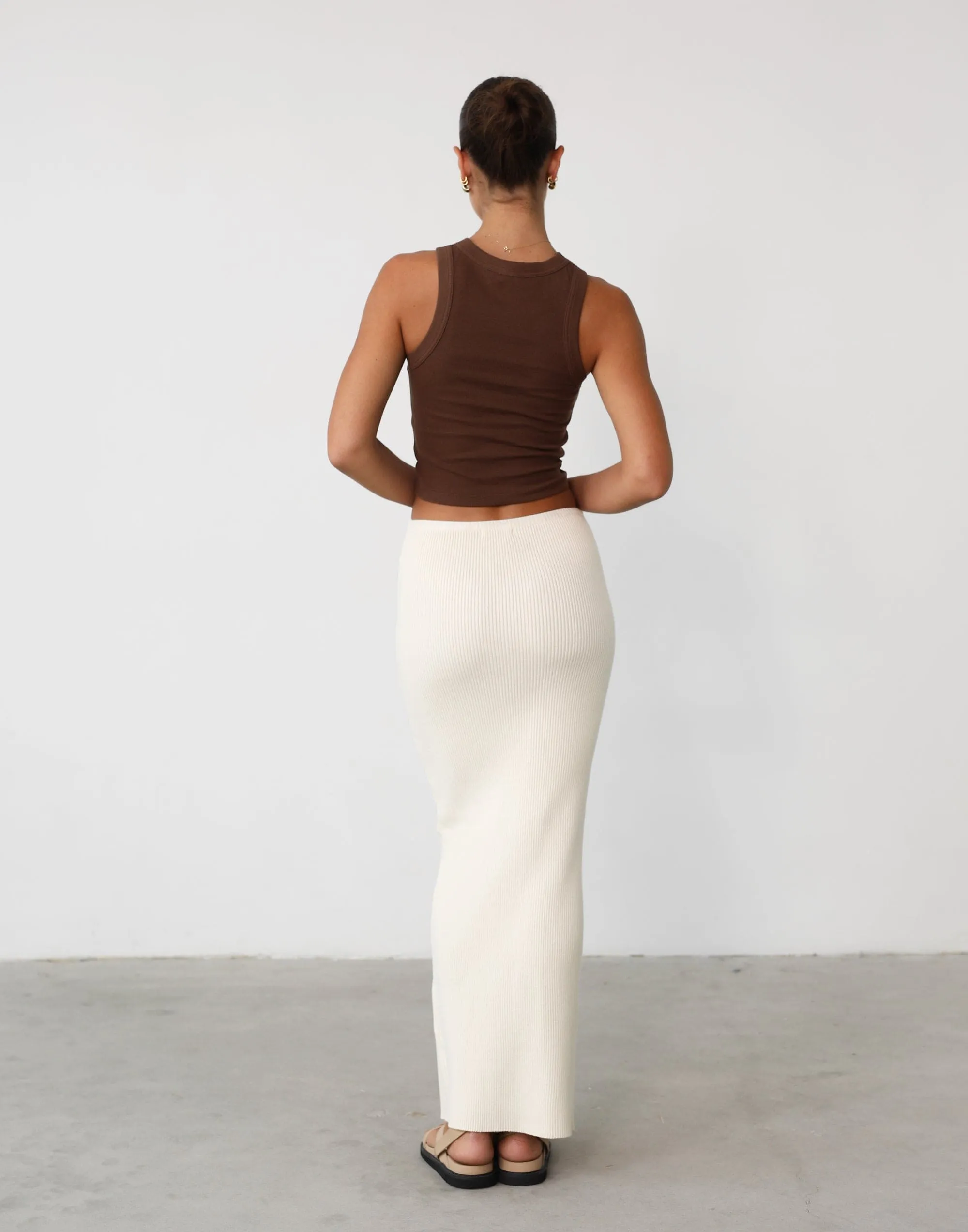 Lia Tank Top (Chocolate)