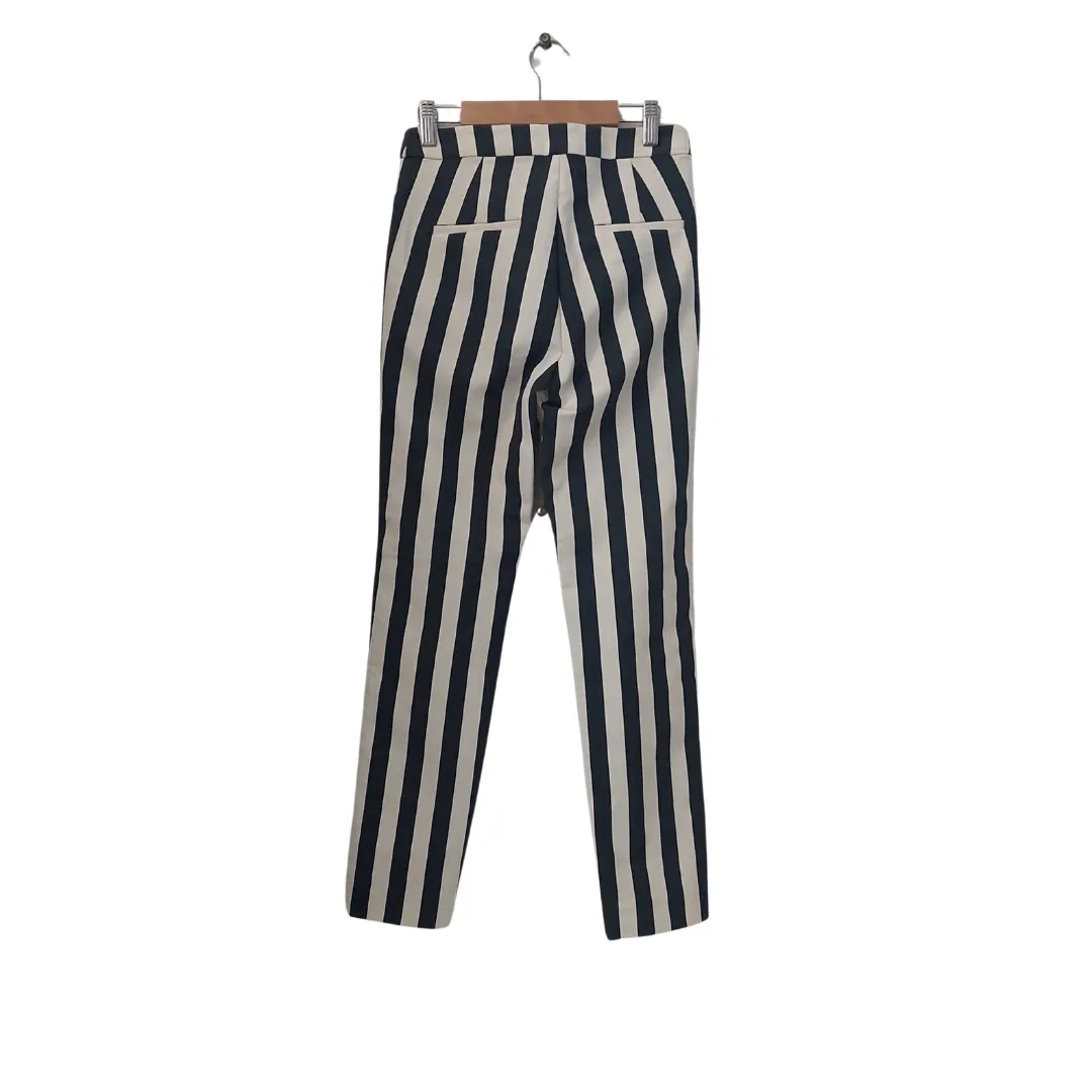 Mango Blue & White Striped Pants | Gently Used |