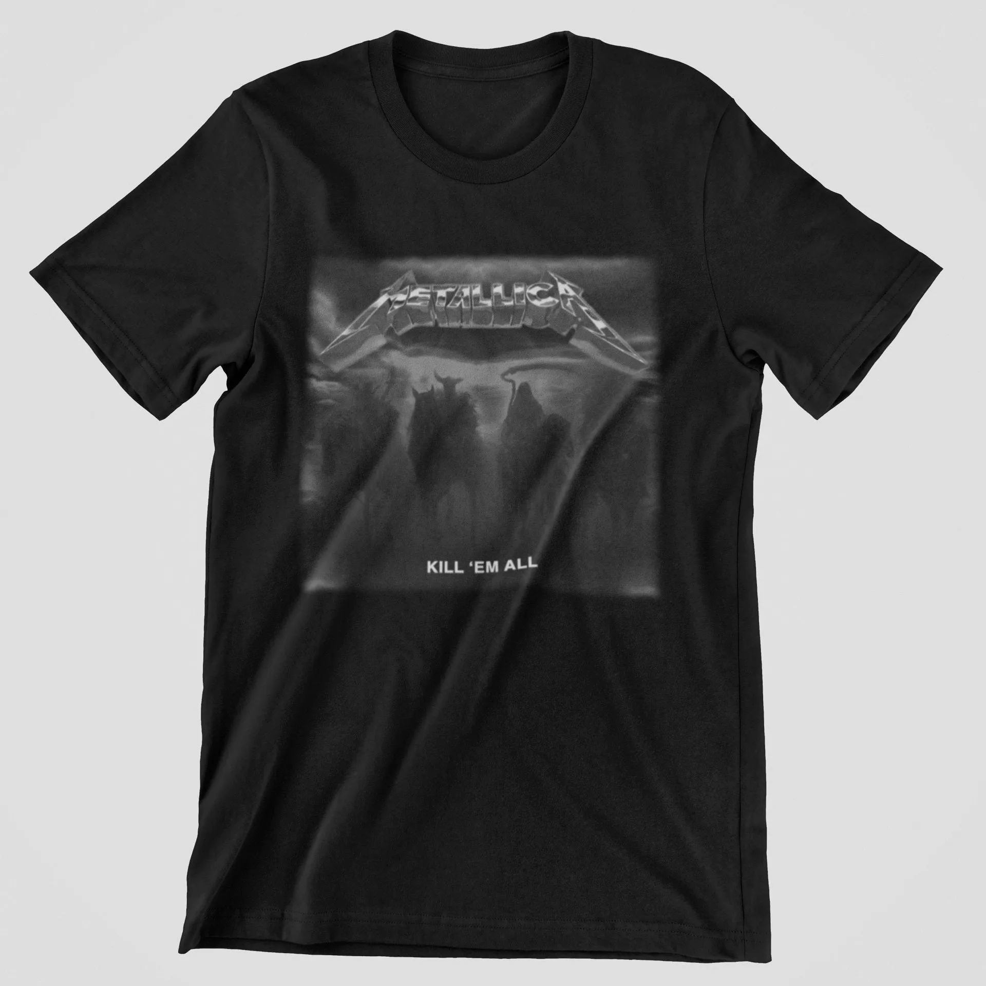 Metallica tee.   Heavy metal