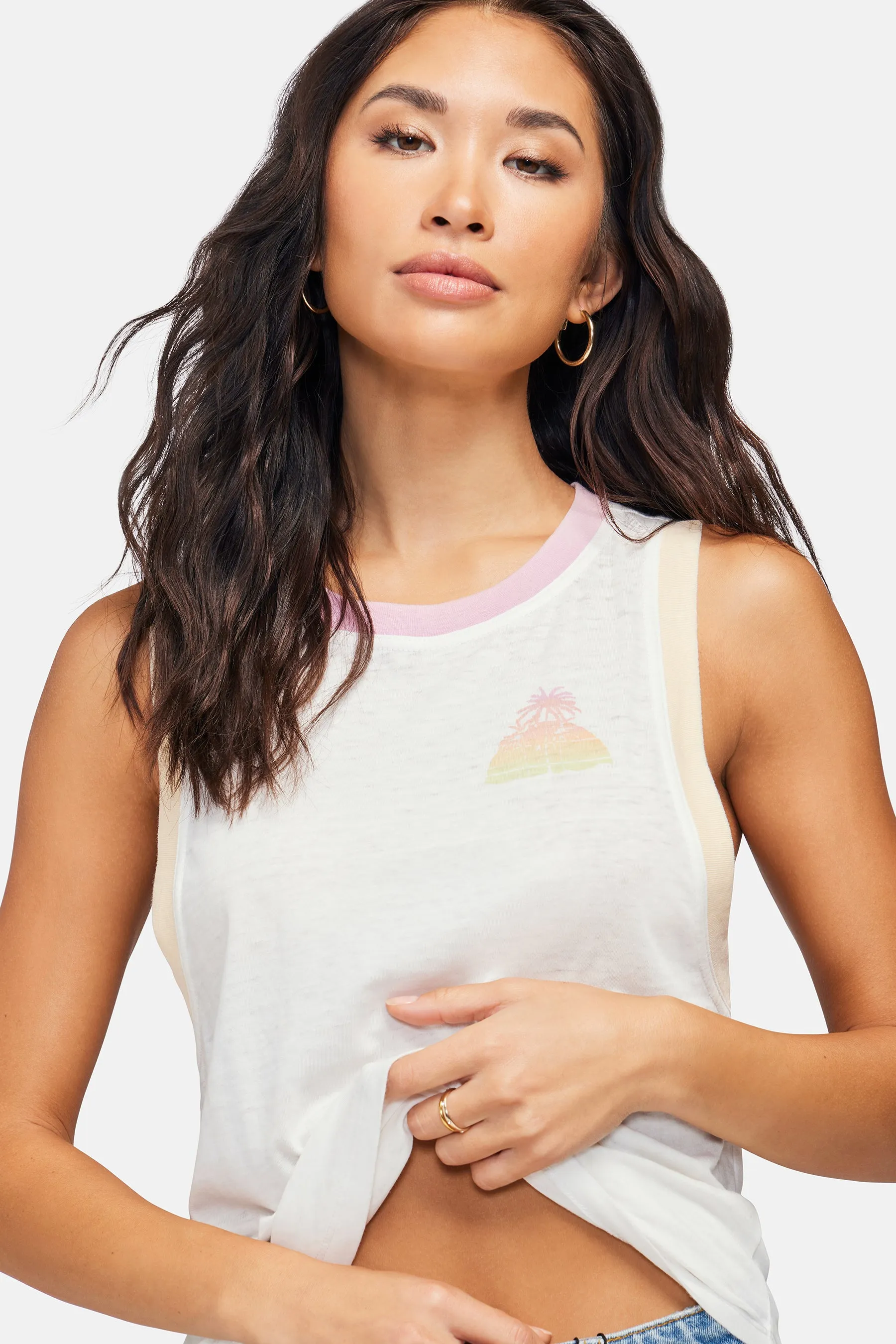 Miami Mami Luna Tank | Vanilla