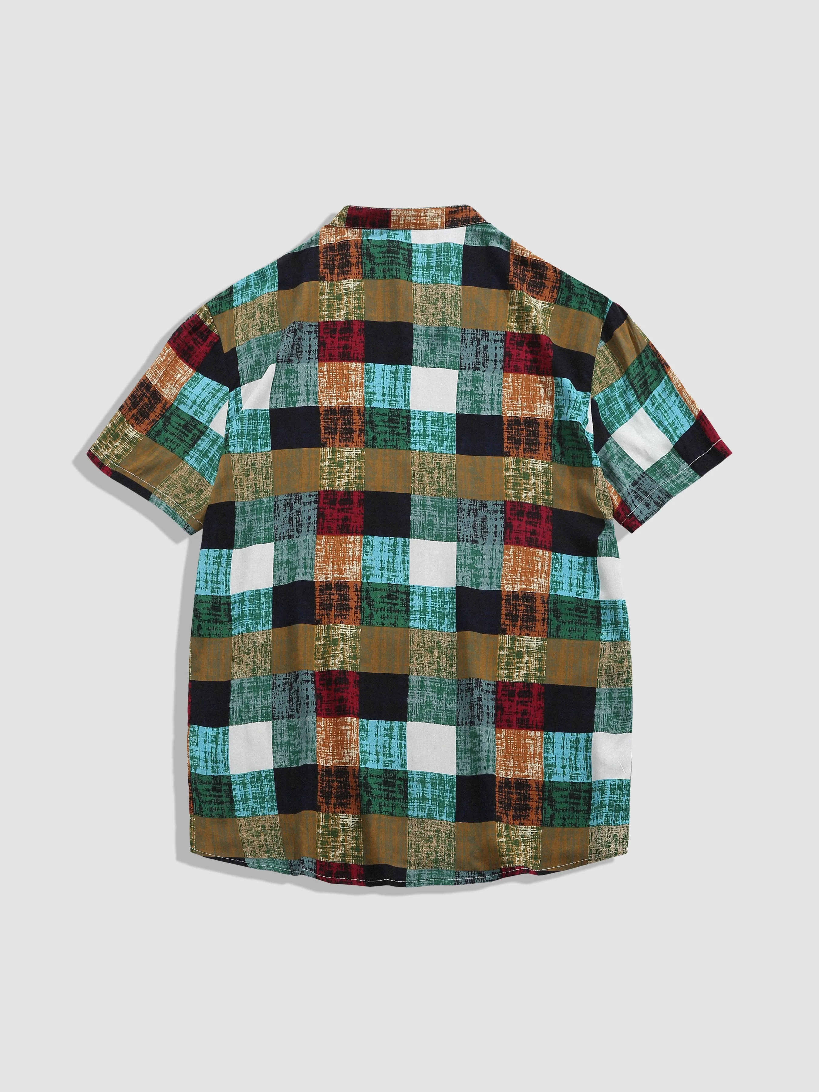 Multi Color Plaid Thin Shirts