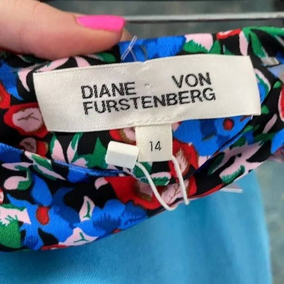 NEW Diane Von Furstenberg Floral Skirt