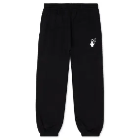 Off-White Slim Fit Marker Track Sweatpants Black Multi