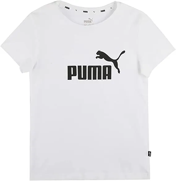 Puma Girls' short sleeve t-shirt ESS Logo Tee G 587029 02 white