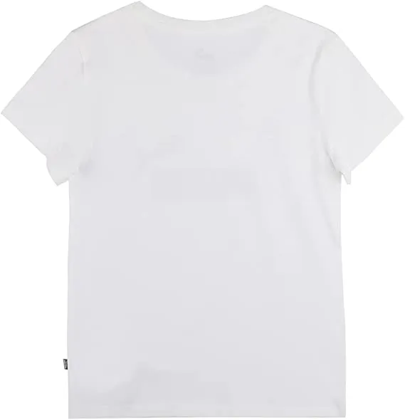 Puma Girls' short sleeve t-shirt ESS Logo Tee G 587029 02 white