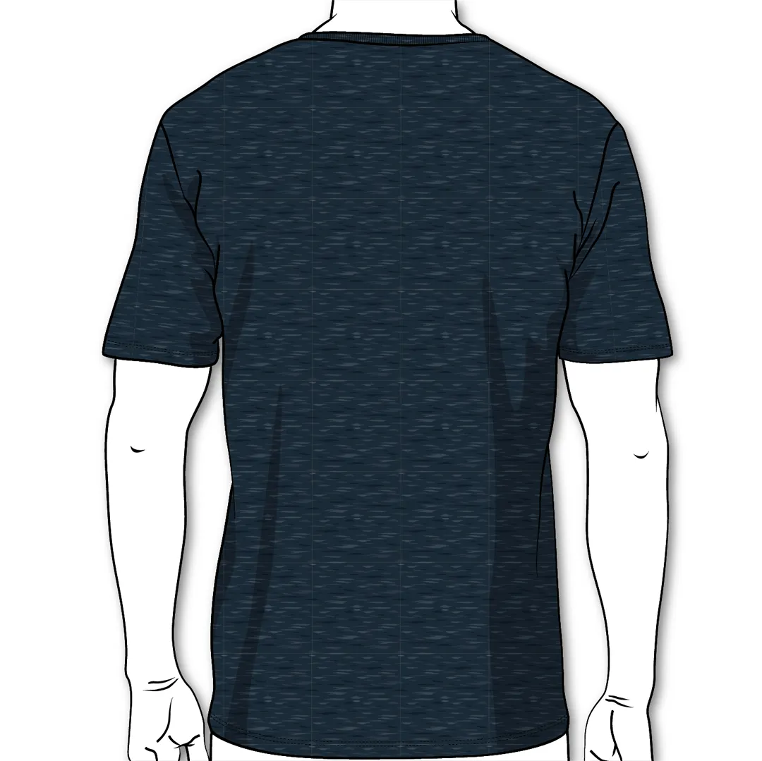 Standard Issue UNISEX Graphic Tee - Navy Heather