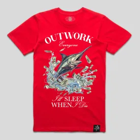 Swordfish Tee Red