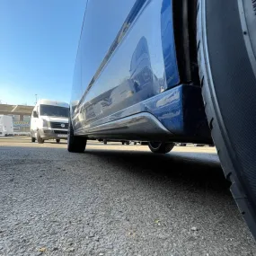 VW T6.1 Transporter SWB short wheel base ABS Side Skirts Painted In Candy White Ready to Fit, latest in style