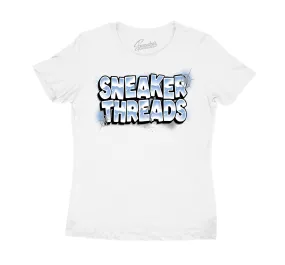 Womens Legend Blue 11 Shirt - ST Brush - White