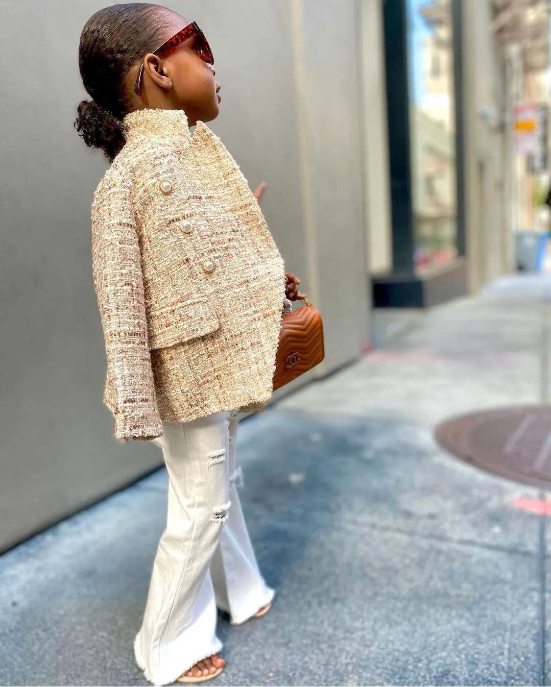 Zelda kids tweed Blazer Jacket